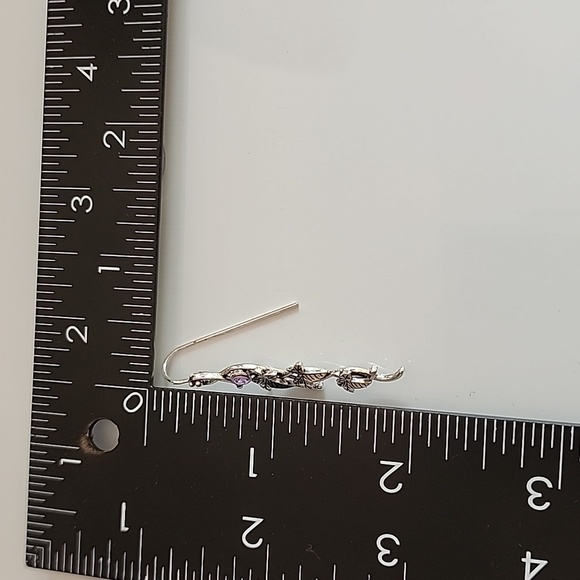 Ivy Emerald Hang Earrings - Picture 3 of 4